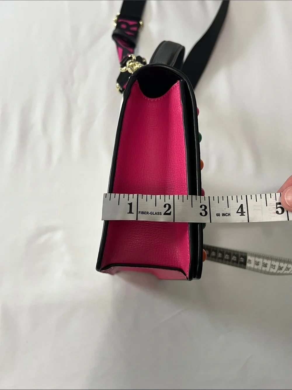 Karl Lagerfeld Paris Simone Rainbow Studded Crossbody